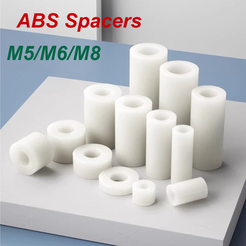 คอลัมน์แยก ABS สีขาว, M5/M6/M8, ตัวเว้นวรรคแบบพลาสติก, กลวงผ่านคอลัมน์, คอลัมน์สเปเซอร์รองรับ [MX-MB
