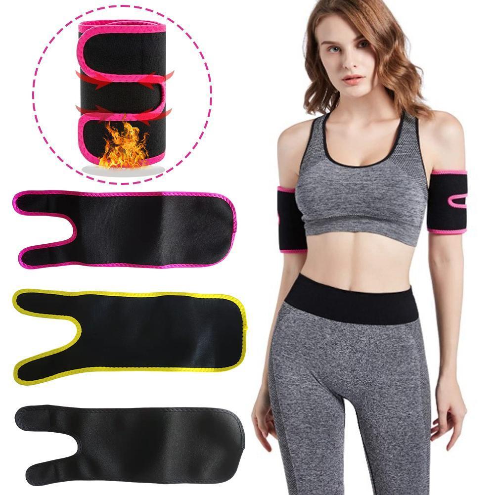 Arm Trimmers ซาวน่า Sweat Band Fitness Arm Band T7V9
