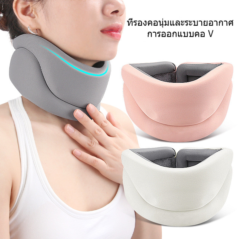 ที่รองคอหลายสี การสนับสนุนแบบหนา + รูสะพานระบายอากาศการทำงานและการเดินทางทั้งหมดสามารถใช้ได้ ✅