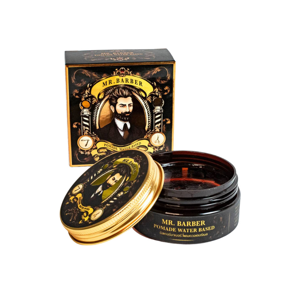 mr barber pomade men premium เซ็ตผมผู้ชาย ปอมเมด โพเมด แว๊กซ์จัดทรงผม