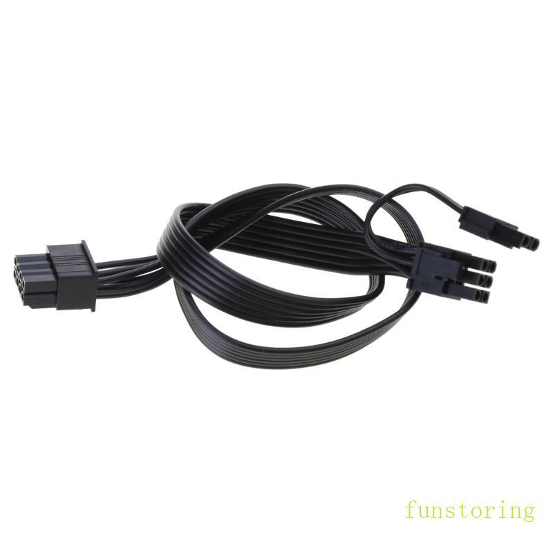 FUN PCIe 8pin ถึง 6+2Pin สายไฟ GPU 8 Pin ถึง 6pin สําหรับ Corsair CX850M CX750