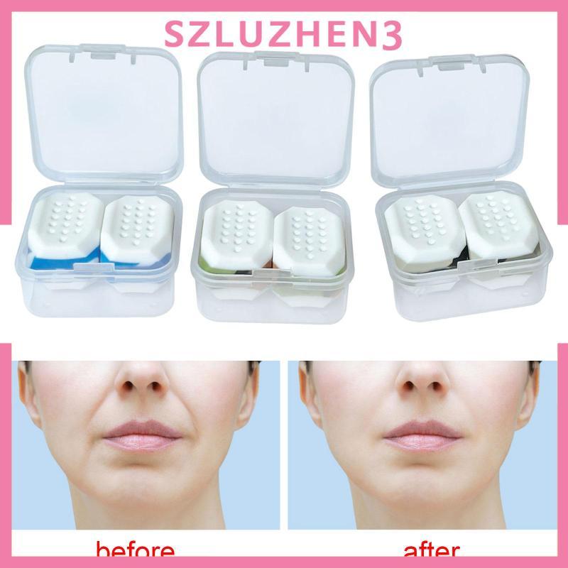 [Szluzhen3] 2x Jaw Exerciser Jawline Strengthener อุปกรณ์ Jawline Exerciser สําหรับผู้ชายผู้หญิง