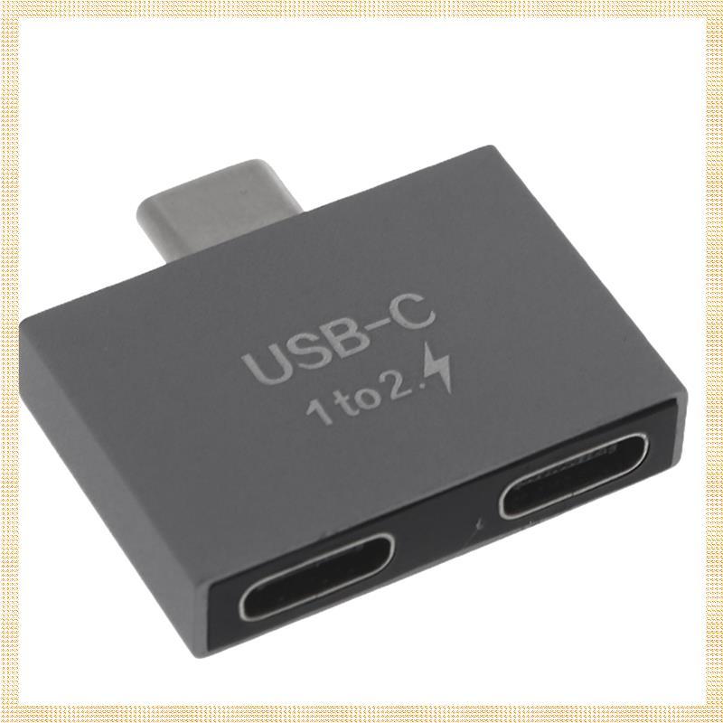 [1ejafnkblh.ph] USB C Male to Dual USB C Female Splitter Converter Adapter USB C Extension Connector