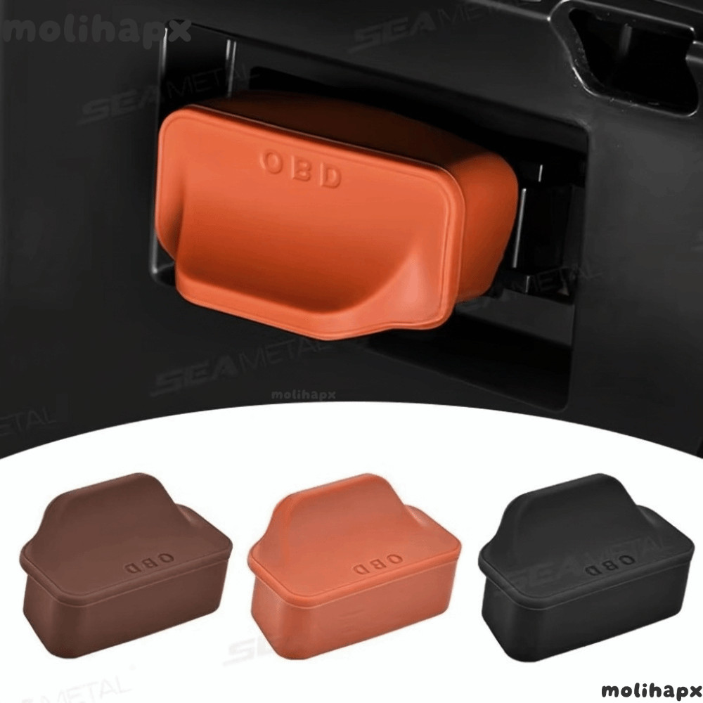 โมลิห์ ฝาครอบพอร์ต obd, การออกแบบจับซิลิโคน obd ท่าเรือล็อค, ทนทานกันฝุ่นกันน้ําวินิจฉัยเชื่อมต่อหมวกสากลพอดี