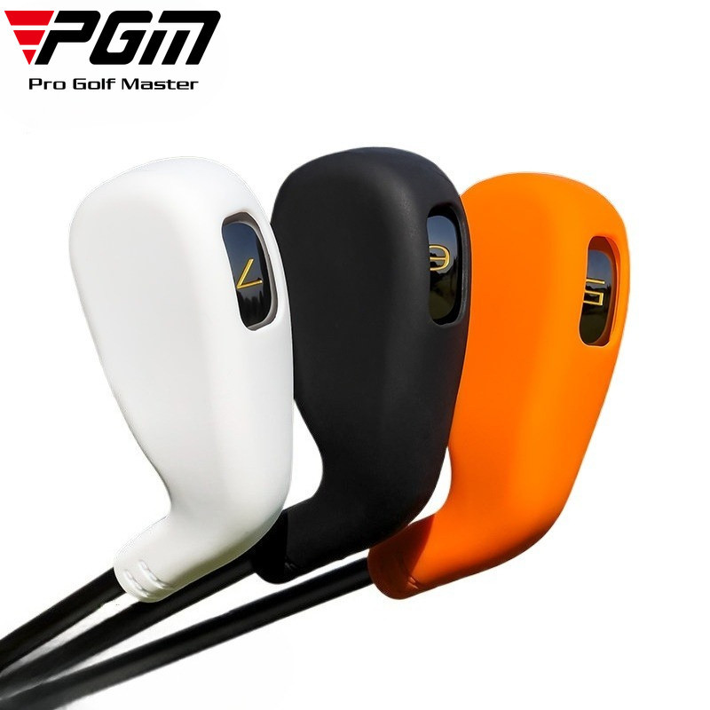 PGM GT040 กอล์ฟคลับฝาครอบคลุมก้านเหล็ก ผิวหนังรู้สึกซิลิโคนที่ทนต่อการสวมใส่ ฝาครอบคลุมหัว ฝาครอบคลุมก้าน