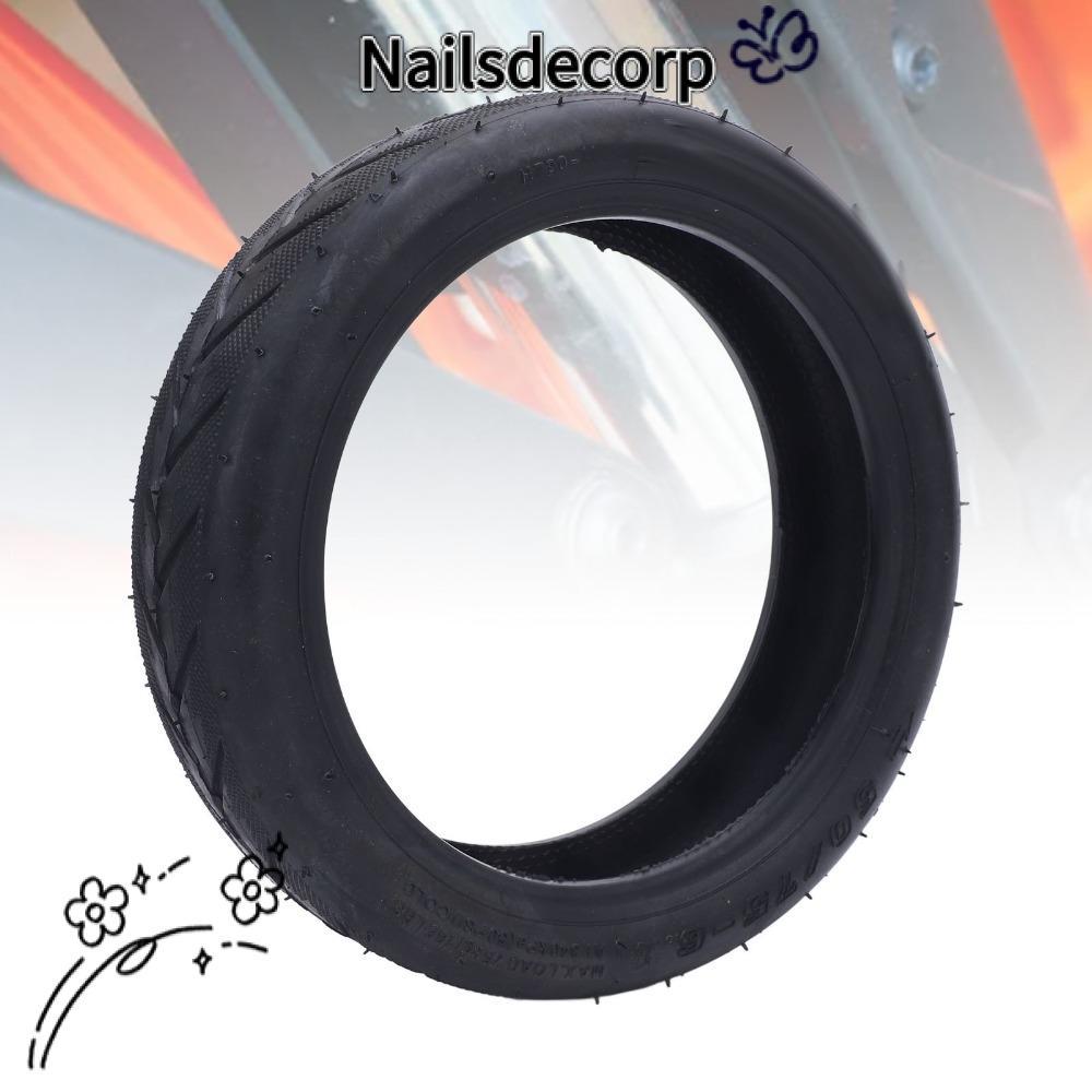 NAILS สกู๊ตเตอร์ยางนอก, ยาง 8.5x2 นิ้วไฟฟ้าสกู๊ตเตอร์ยาง,ทนทาน 50/75-6.1 สีดําสกู๊ตเตอร์ล้อยางสําหรั