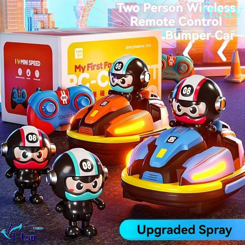 SWIFTSAVER RC Battle Bumper Car Toy, Childrens Multi-player Remote Control Toys Cars, Radio Remote C