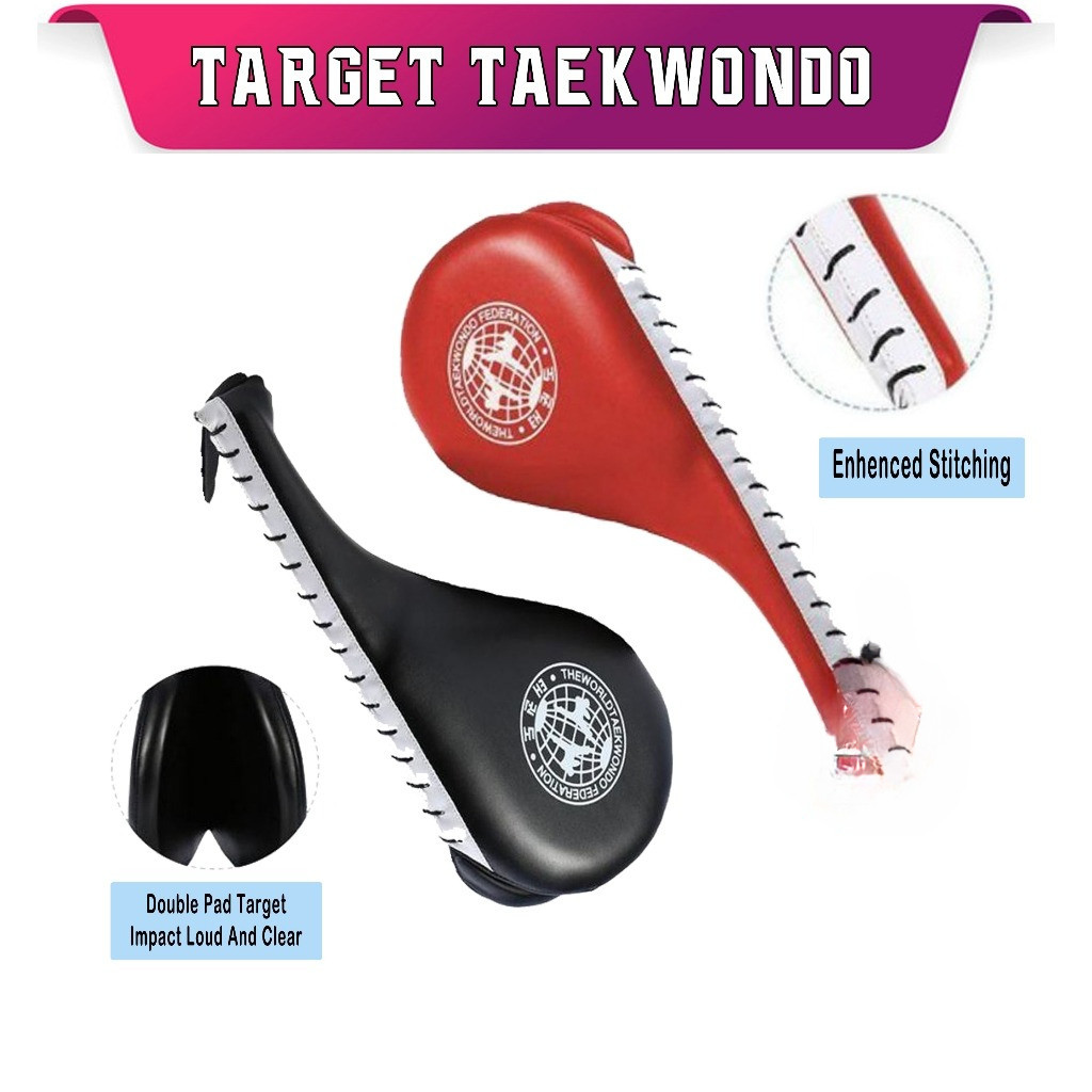 [SP366] Karate / Taekwondo Target Kickpad Kick Pad Double and Single Foot Target Kick Pad