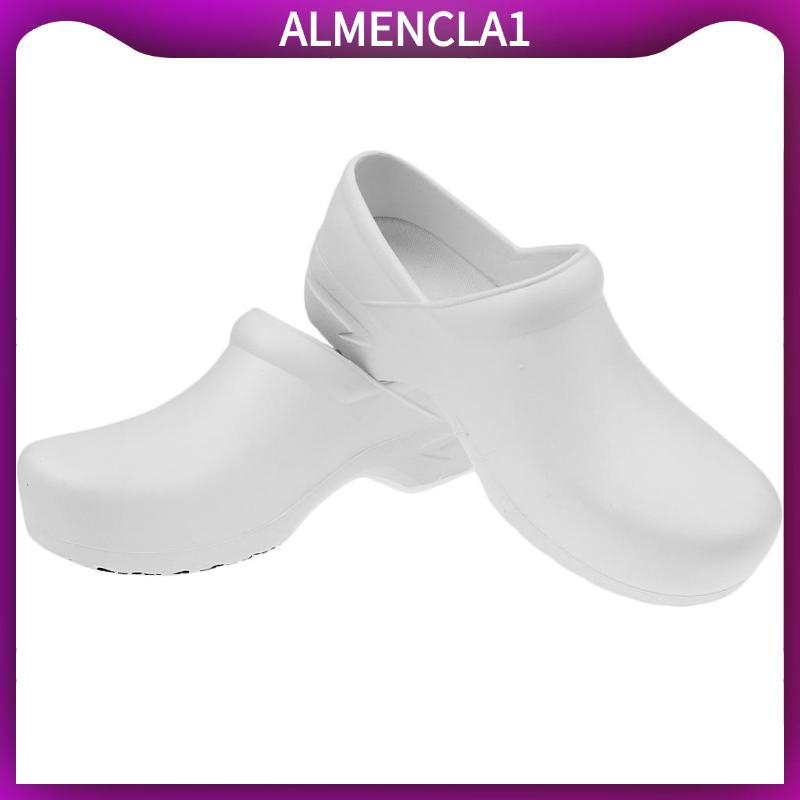 [Almencla1] Unisex Nursing Slip Resistance Clogs Chef Shoes Safety Kitchen Work Shoes