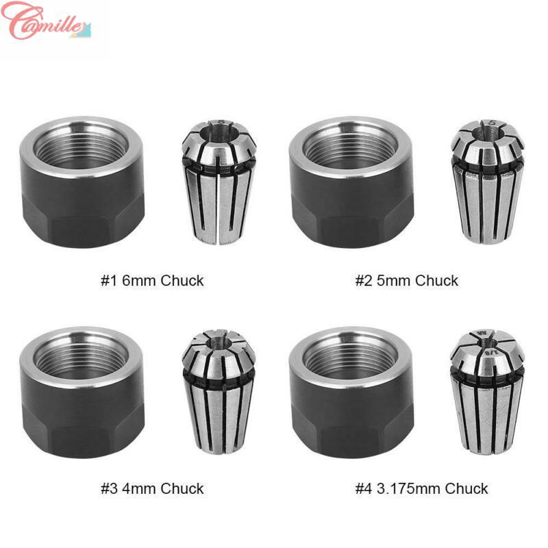 ER11 Collet Chuck และ Nut สําหรับการใช้งานเครื่องกลึงแกะสลักกัด CNC