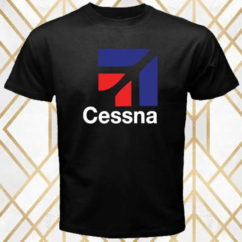 Cessna Aircraft Men's Black Size S 3XL T shirt