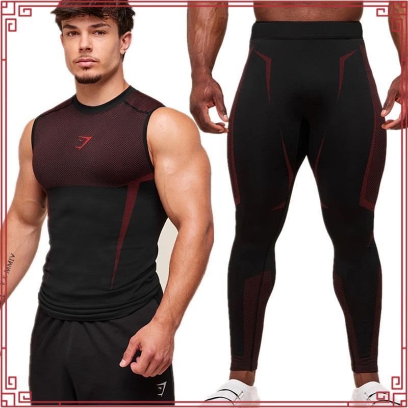 เสื้อกล้ามยิมผู้ชาย GS | GS OX Mens Gym Sports Body Form Underarm Shirt _  Sportwear