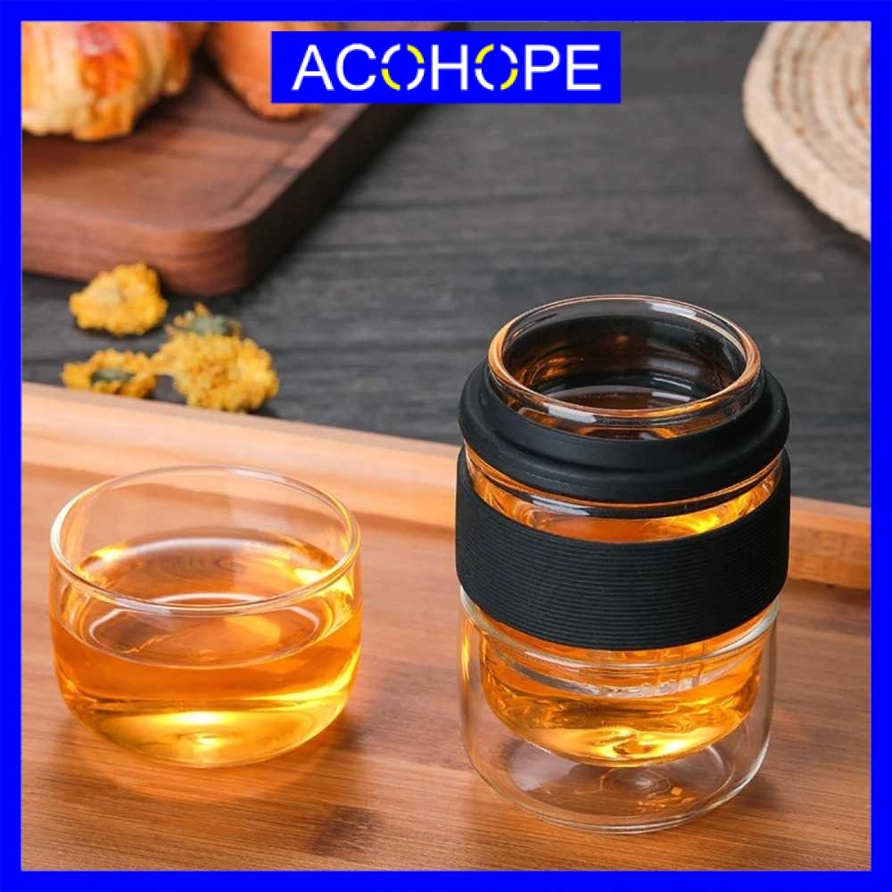 Afope Portable Borosilicate Tea Maker พร้อมแก้ว 2 แก้ว - TP-762