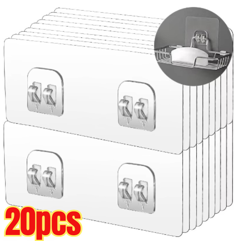 Strong Adhesive Hook Waterproof Shelf Sticker for Bathroom Kitchen Wall Shelf Rack Kitchen Sticking 