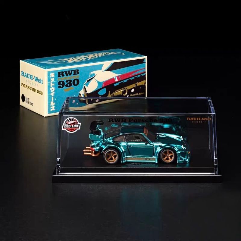 【พร้อมส่ง】Hot Wheels hotwheels rlc Porsche 930 RWB 1/64 รถโมเดลโลหะผสมรถ รถเหล็ก ราง hot wheels prem