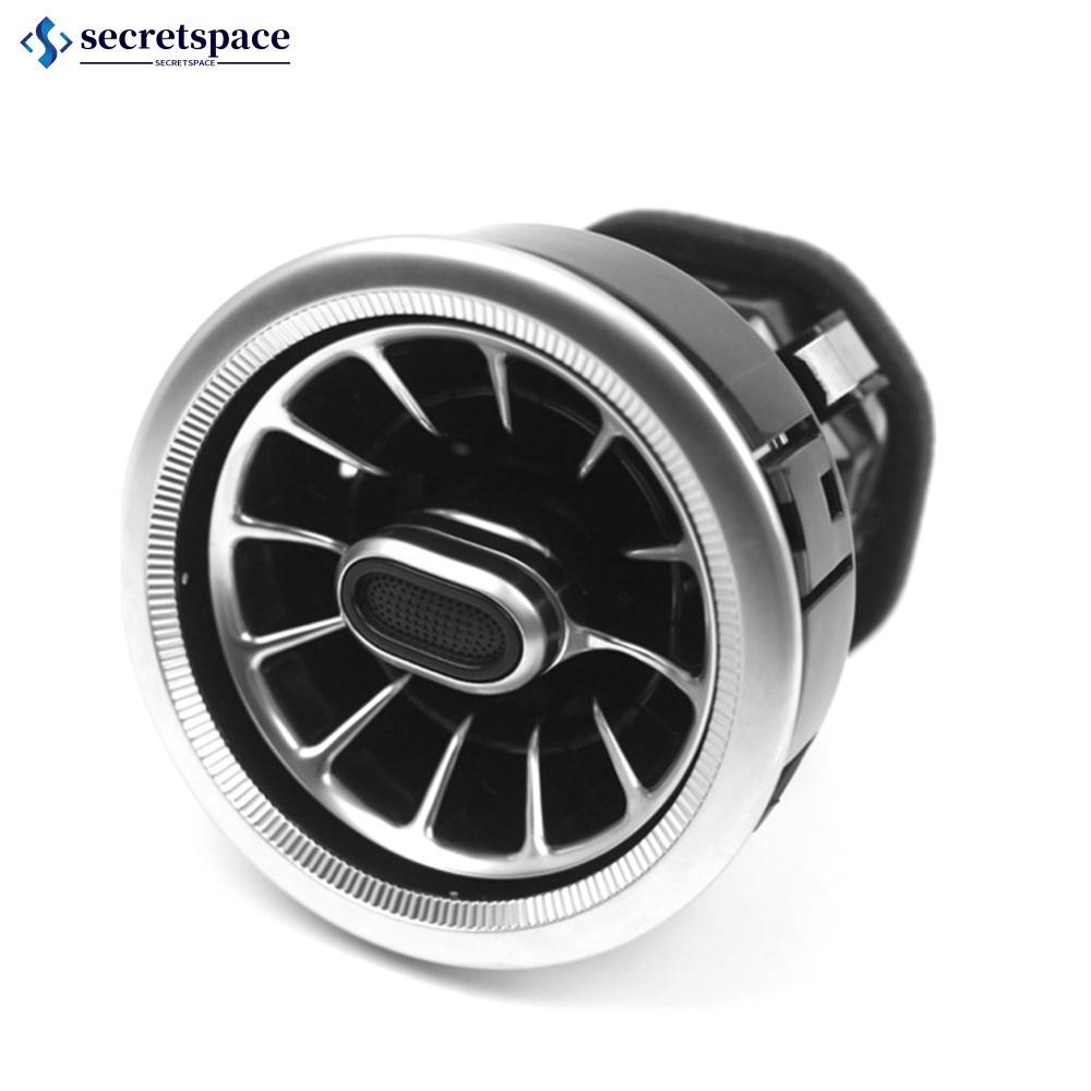 SECRETSPACE ภายในรถ A/C Air Outlet ด้านหน้าแดชบอร์ด Turbo เครื่องปรับอากาศ Vent สําหรับ Mercedes Ben