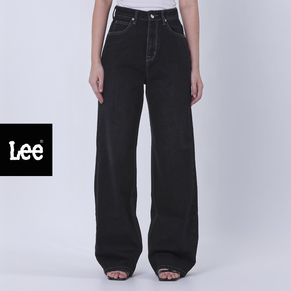 LEE กางเกงยีนส์ผู้หญิง เอวสูง ทรงกระบอก Boyfriend รุ่น LE F125WBOYC32 สีดำ