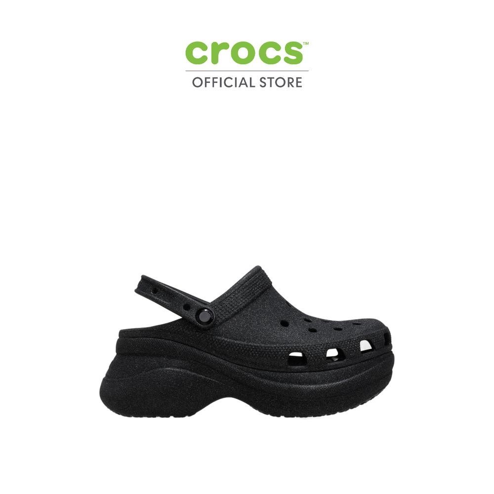 CROCS รองเท้าลำลองผู้หญิง BAE GLITTER CLOG รุ่น 207261-001 - BLACK