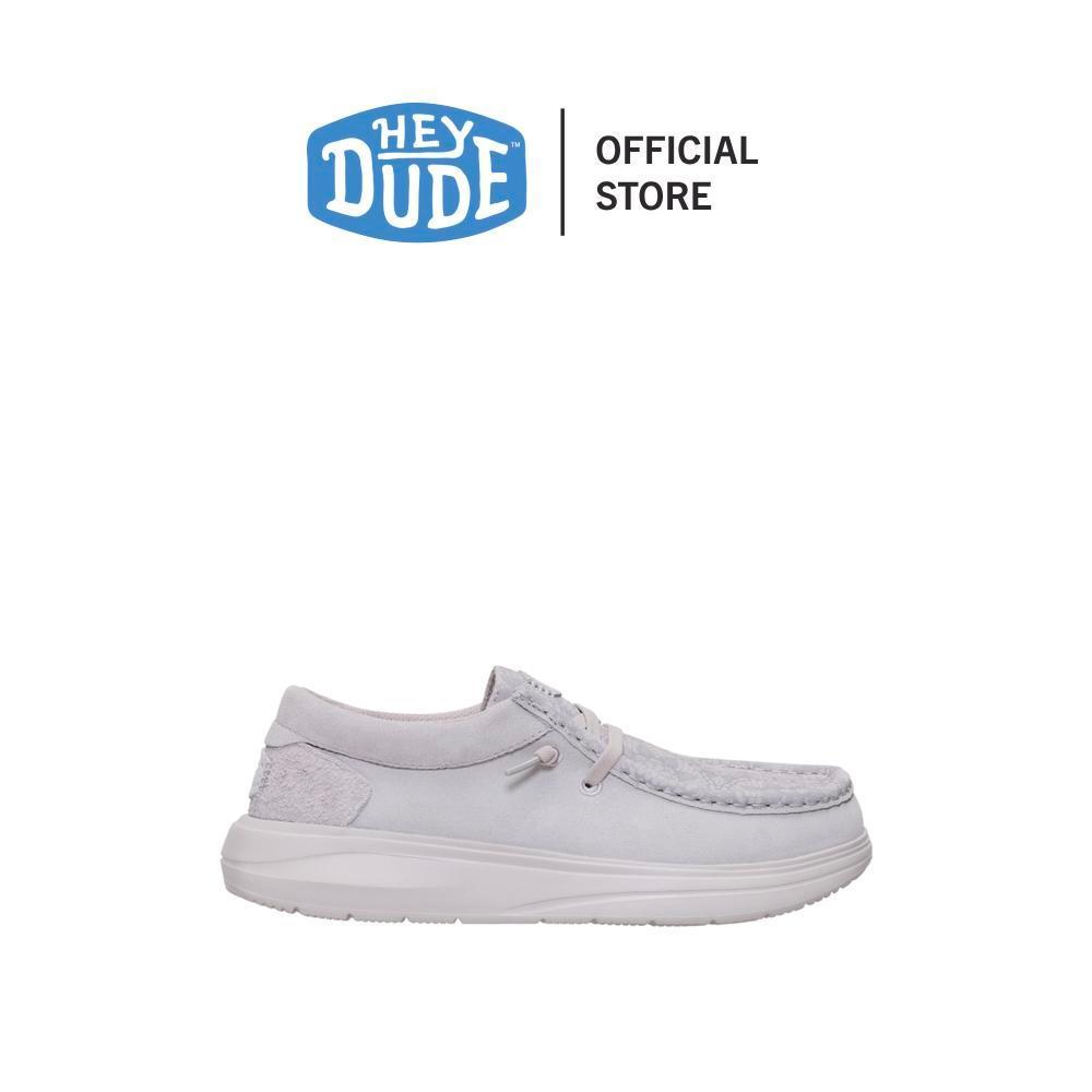 HEYDUDE รองเท้าลำลองผู้หญิง WENDY COMF SUEDE LACE PRINT รุ่น 44394-535 - LILAC