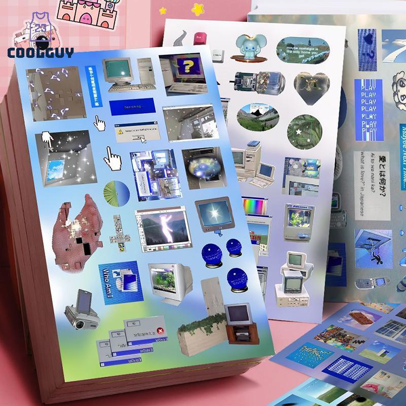 [YLSW] Y2K Retro Dreamcore แผ่นสติกเกอร์สําหรับสมุดภาพ DIY & Journal TH