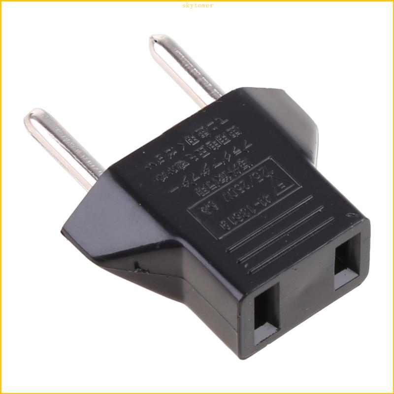 ST US American Travel Adapter 2 pin European US To EU Plug Power Adapter Converter