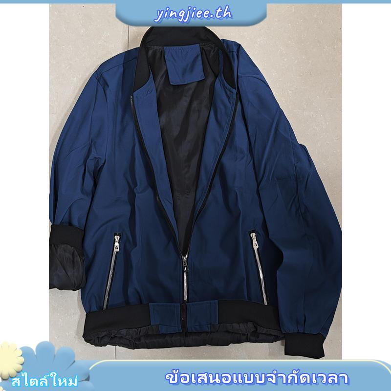 XIONG-XIN และ R.Rungoo เสื้อเเจ็คเก็ตคอจีน รุ่นดีผ้าไมรโครไฟเบอร์พีช หนานุ่ม
