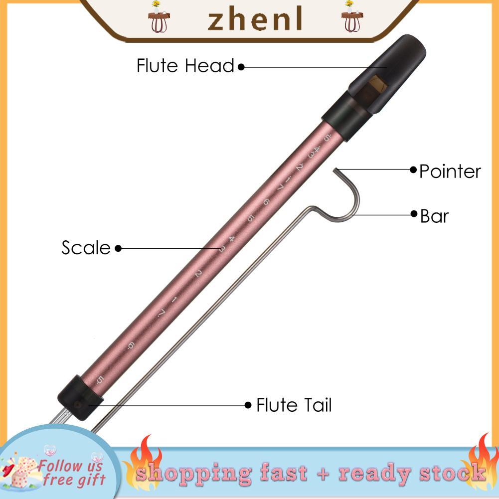 Zhenl Zhenl โลหะสไลด์นกหวีดขนาดเลื่อนขลุ่ยเหล็ก Rod เครื่องดนตรีของเล่นสำหรับเด็ก Kazoo เกมสำหรับผู้