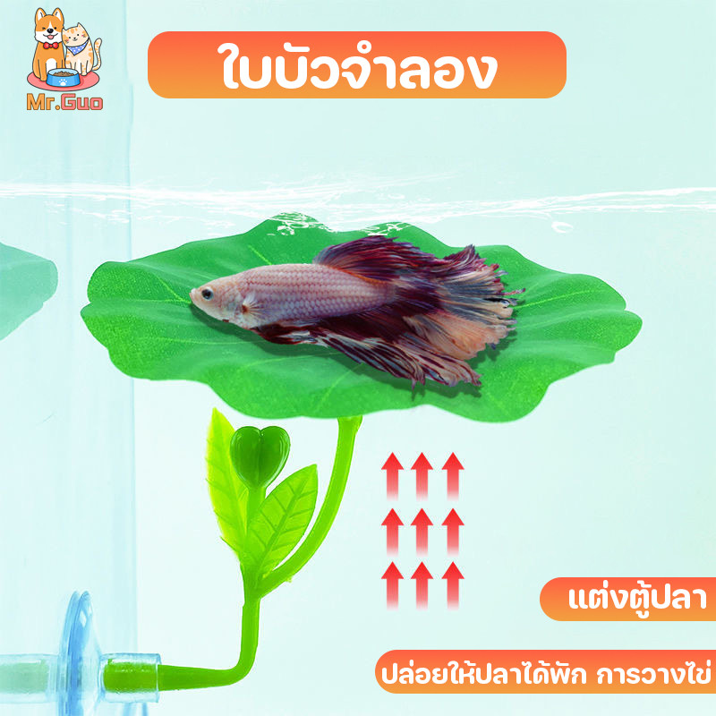 แต่งตู้ปลา ใบบัวจำลอง ตกแต่งตู้ปลาขนาดเล็ก ปล่อยให้ปลาได้พัก การวางไข่ หญ้าจำลอง ทำให้ตู้ปลาสวยขึ้น