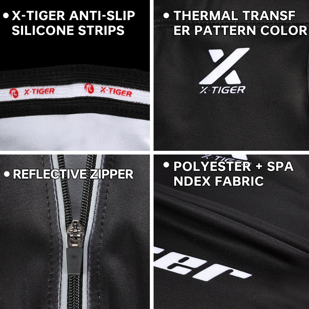 ผ้าคลุมรองเท้าปั่นจักรยาน X-TIGER กันลม กันฝุ่น ทำจากวัสดุ Lycra ระบายอากาศและน้ำหนักเบา — صورة 8