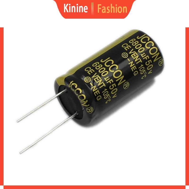 KIN 50V 6800UF Capacitor 22x40 มม.0 86x1 57in ความถี่อลูมิเนียม Electrolytic Capacitors สําหรับทีวี 