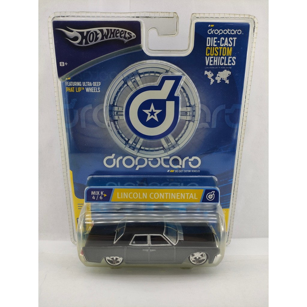 Hot Wheels 1: Lincoln Grey Blue LINCOLN CONTINENTAL dropstars (Meteorite) Series [คําอธิบายสินค้า] L