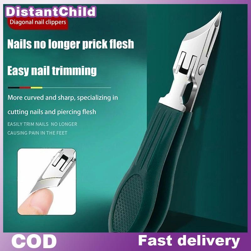 DSTH Professional Sharp ปากเฉียงกรรไกรตัดเล็บ Trimmer เครื่องตัด Anti Sling Care เครื่องมือ Chiropody Podiatry สแตนเลสเท้า Care เครื่องมือ DSS