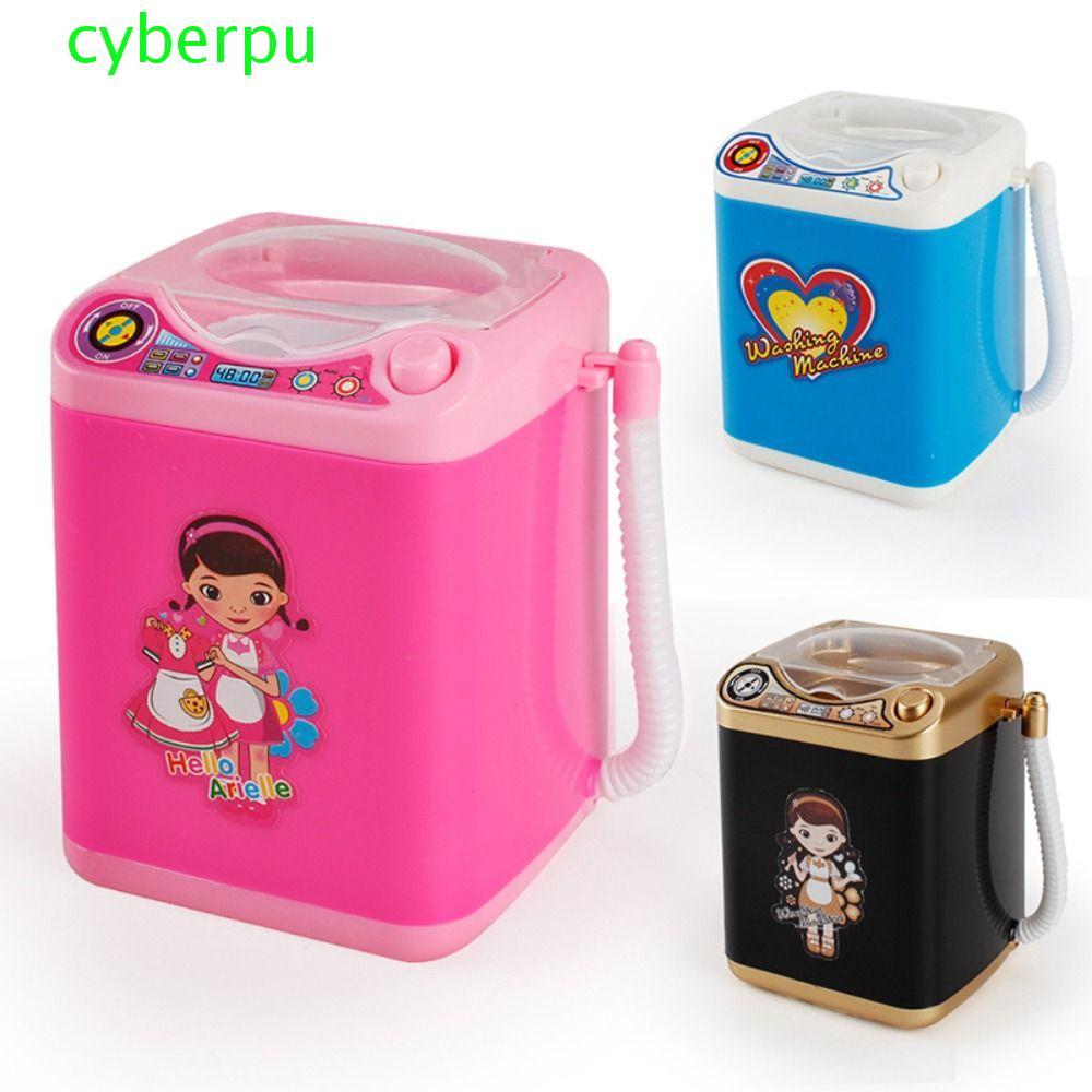 ซักจําลอง CYBERPULSE|ของเล่น กับซักผ้าไฟฟ้าขนาดเล็กสีชมพูอ่อน|ไข่แต่งหน้าแปรงทําความสะอาดจําลองไฟฟ้าแบบพกพา Dehydration เครื่องซักผ้าแกล้งเล่น