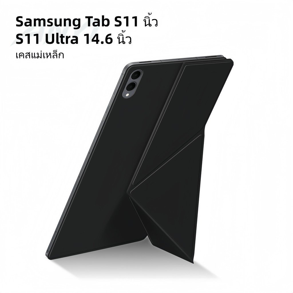 [บางเฉียบไร้ความรู้สึก] เคสแม่เหล็ก Samsung Tab S11 Ultra (14.6"/11") ป้องกันตก กันดัด กันงอ เคสขาตั้งพับได้ แบบพกพา