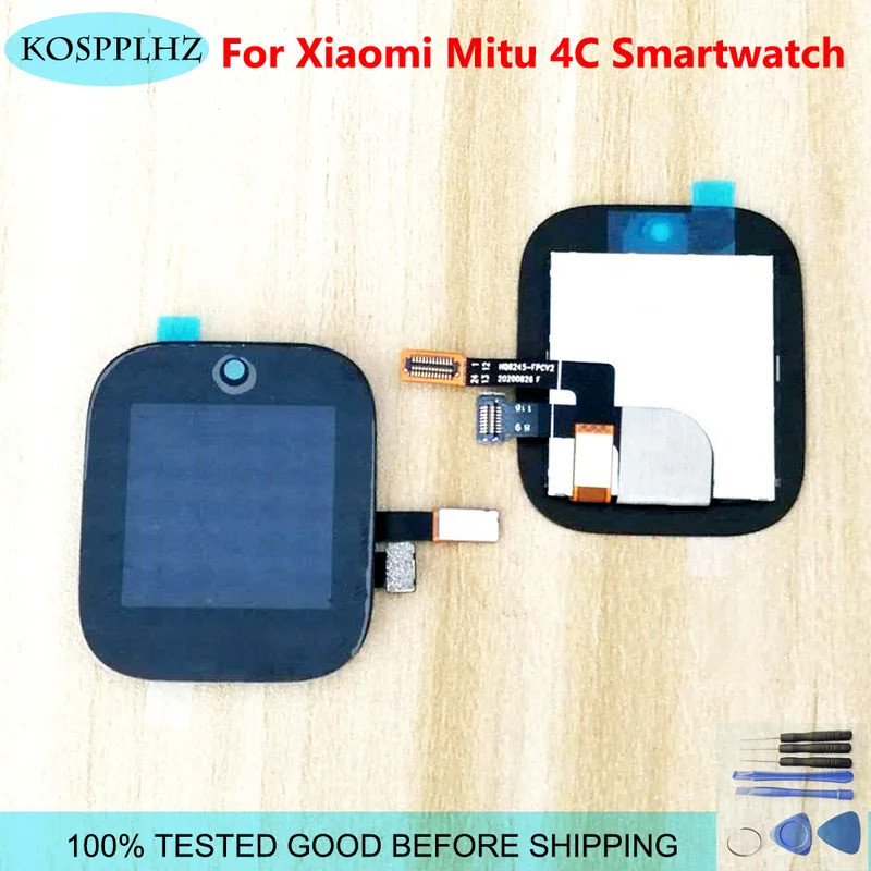 KOSPPLHZ สําหรับ Xiaomi Mitu 4C Smartwatch จอแสดงผล LCD + Touch สําหรับ xiao mi mi mi tu 4c เด็กโทรศ