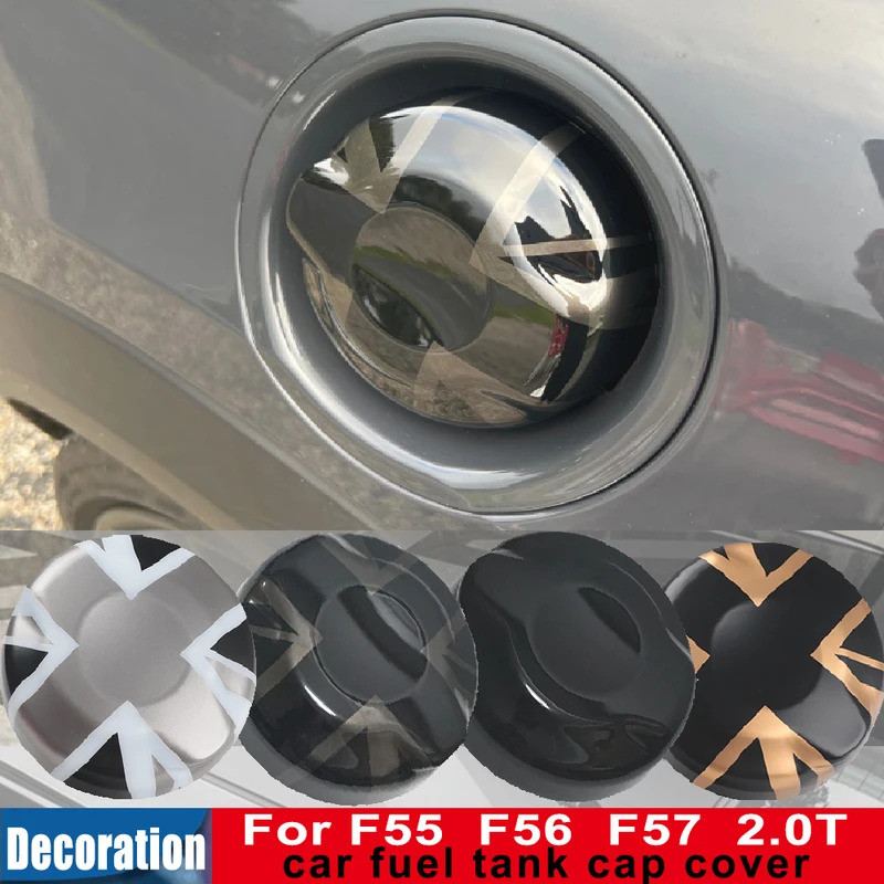 สีดําธงยี่ห้อใหม่การใช้ถังสําหรับ MINI Cooper S JCW F55 F56 F57 2.0T รถ-Styling ตกแต่งภายนอกรถอุปกรณ