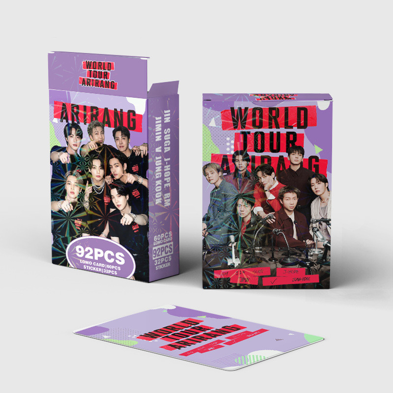 30-92pcs ARIRANG Lomo การ์ด JUNG KOOK SUGA แผนที่ D-DAY สิทธิ์ในการเต้นรํา Photocards Layover JIMIN 