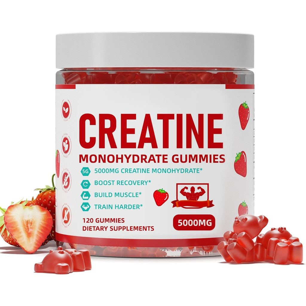 Creatine Monohydrate Gummies 5000mg ผลิตภัณฑ์เสริมอาหาร Creatine Monohydrate