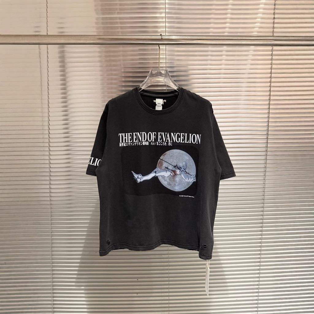B32X Protocol Index x EVANGELION Neon Genesis EVANGELION Joint พิมพ์ล้างเสื้อยืด