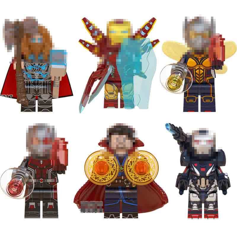((คลังสินค้าพร้อม) WM0 Superhero Series Minifigure Building Blocks ประกอบของเล่นเด็ก 3/11