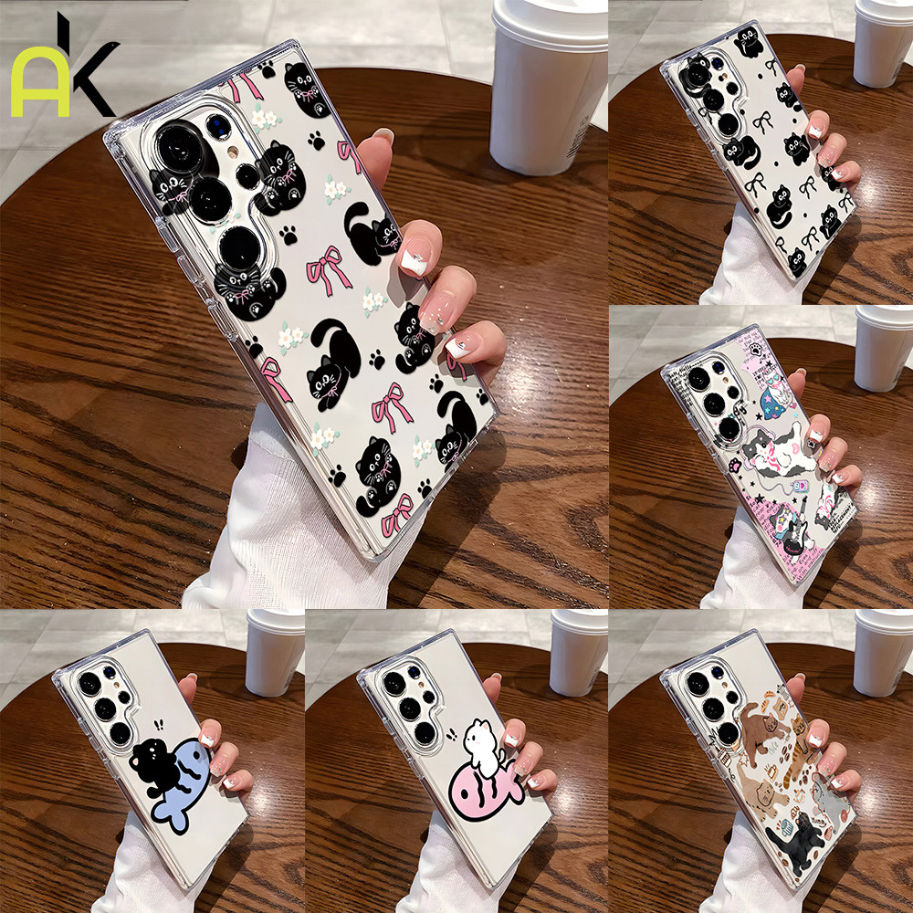 AK กรณีTPUสำหรับSamsung A17 A07 A56 A55 A16 A35 A54 A06 A15 A52 A73 A34 A14 S24 S25 EF ULTRA Covers
