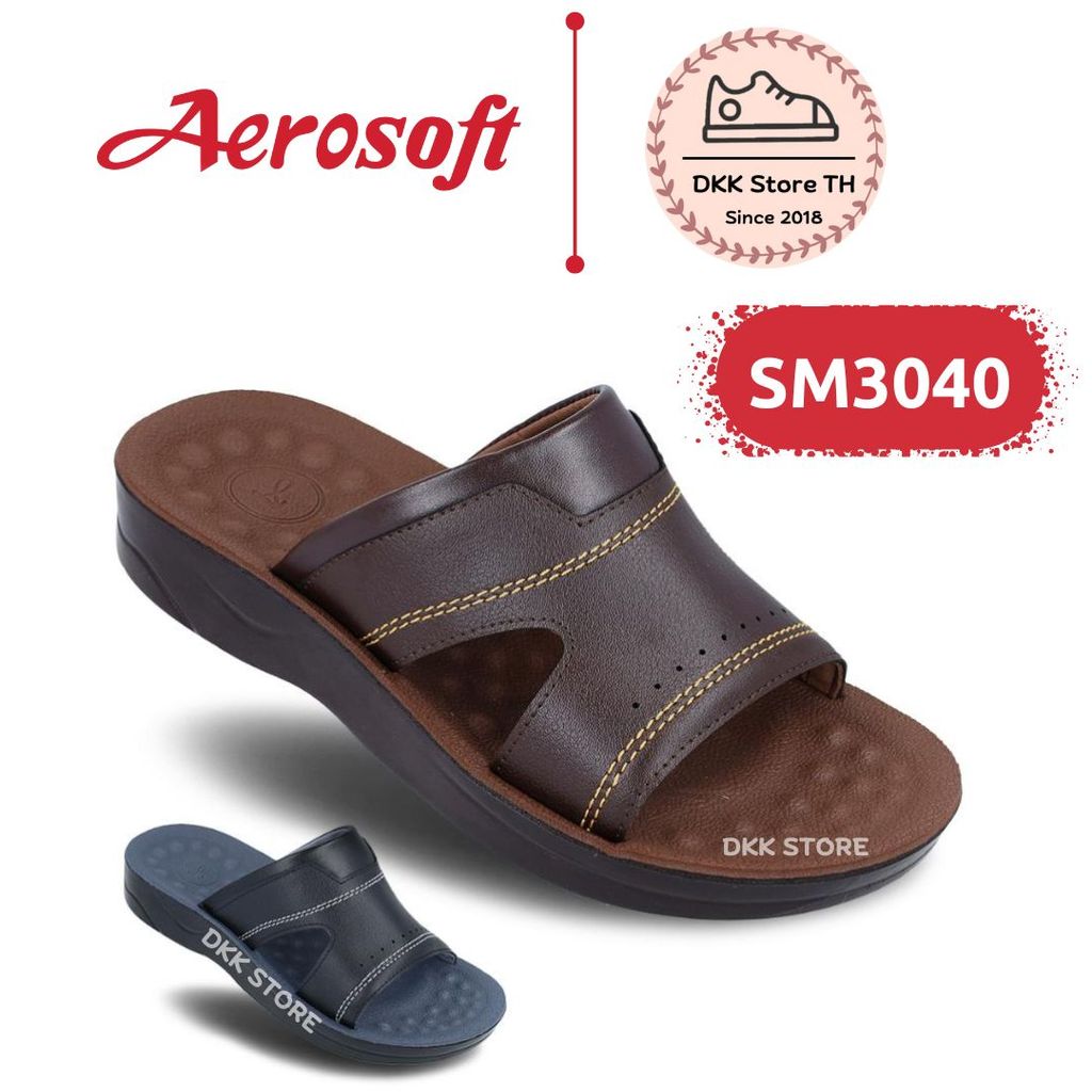 DKK.TH Aerosoft (แอโร่ซอฟ) Extra Soft รองเท้าแตะสวมเพื่อสุขภาพ รุ่น SM3040