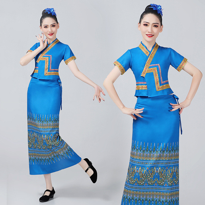 Exotic Thai Mens Womens Clothing Thailand Wrapped Skirt Skirt Skirt Suit Tsuba Costume S