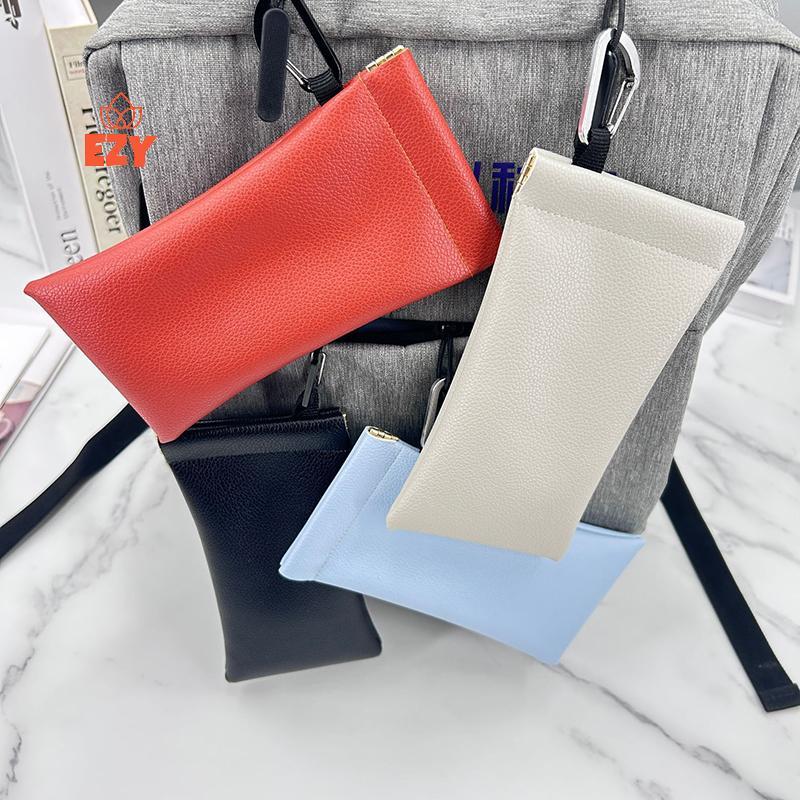EZYSoft PU กระเป๋าใส่แว่นตาและหูฟัง กันแดด อัตโนมัติปิด พร้อมช่องจัดเก็บสายเคเบิล