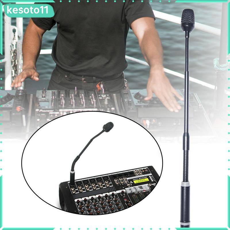 [kesoto11] Gooseneck Mic Dynamic Mic DJ Mic XLR Mic สําหรับการแสดงบนเวที Webcasts