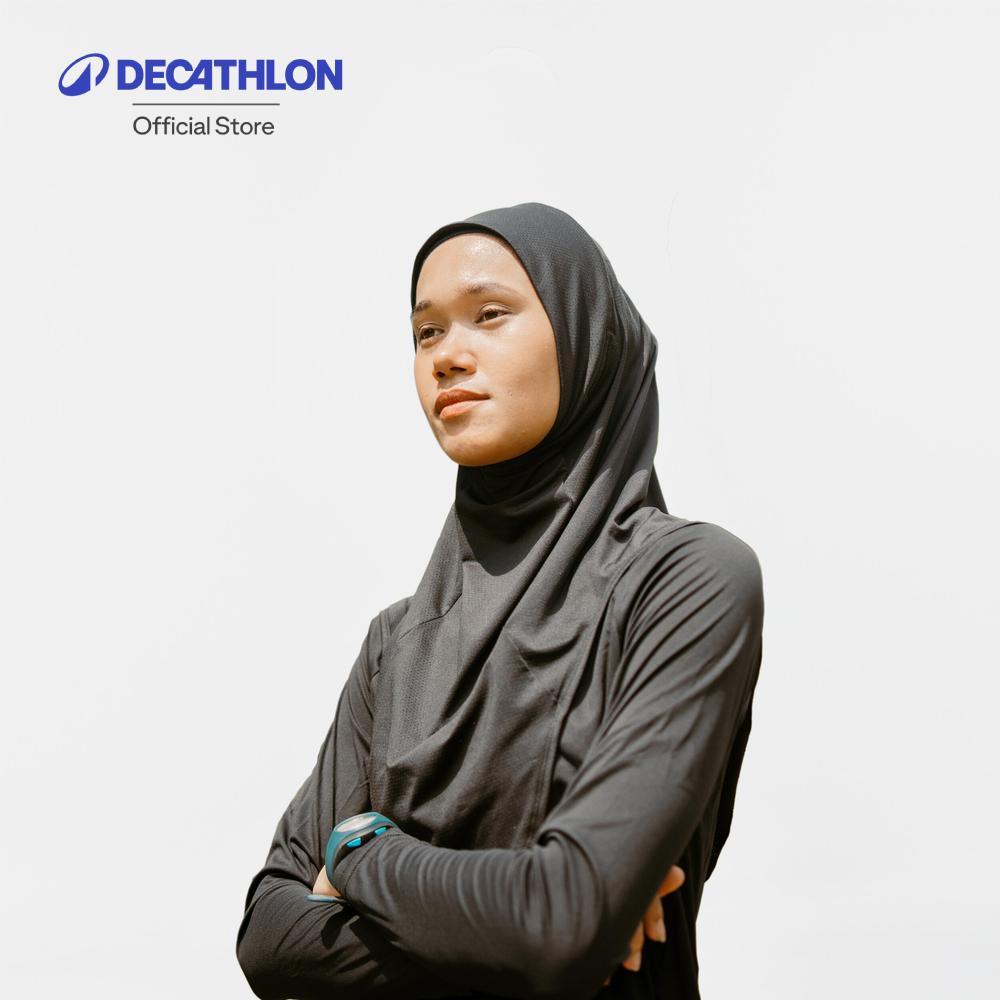 Decathlon Women'S Kiprun V2 Running Hijab ฮิญาบใส่วิ่งสำหรับผู้หญิง Kiprun V2 - Black