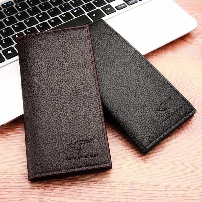 KVK-shop:ระเป๋าสตางค์ กระเป๋าสตางค์ผู้ชาย ใบยาว ใส่แบงค์พันได้