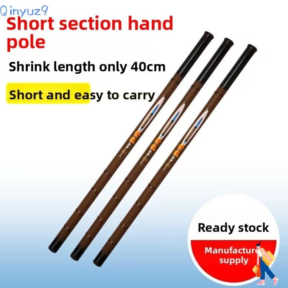 QINYUZ9 ชุดเบ็ดตกปลา, Casting Rod Carbon Fibre Fishing Rod ชุด, เด็กแก้ว Fibre Telescopic 1.8 M-4.5 
