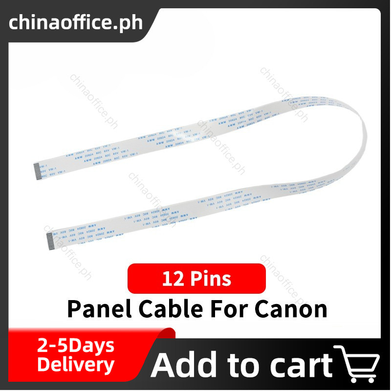 แผงสําหรับ Canon G1800 G1810 G2000 G2010 G2800 G2810 G3800 G3000 G3010 G4000 12 Pins Flex สายแบน