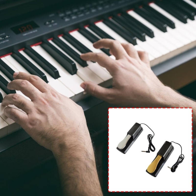 Mya Sensitivity Piano Sustain Pedal พร้อมคีย์บอร์ดไฟฟ้าส่วนใหญ่ เปียโนไฟฟ้า